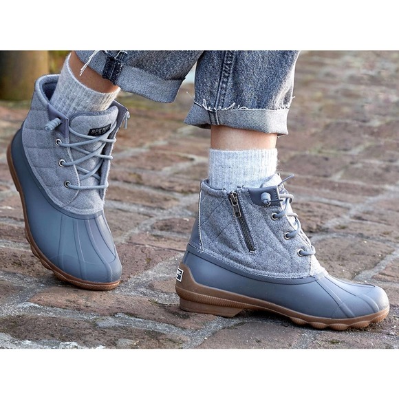 Sperry Gray Winter & Rain Boots - Picture 4 of 7